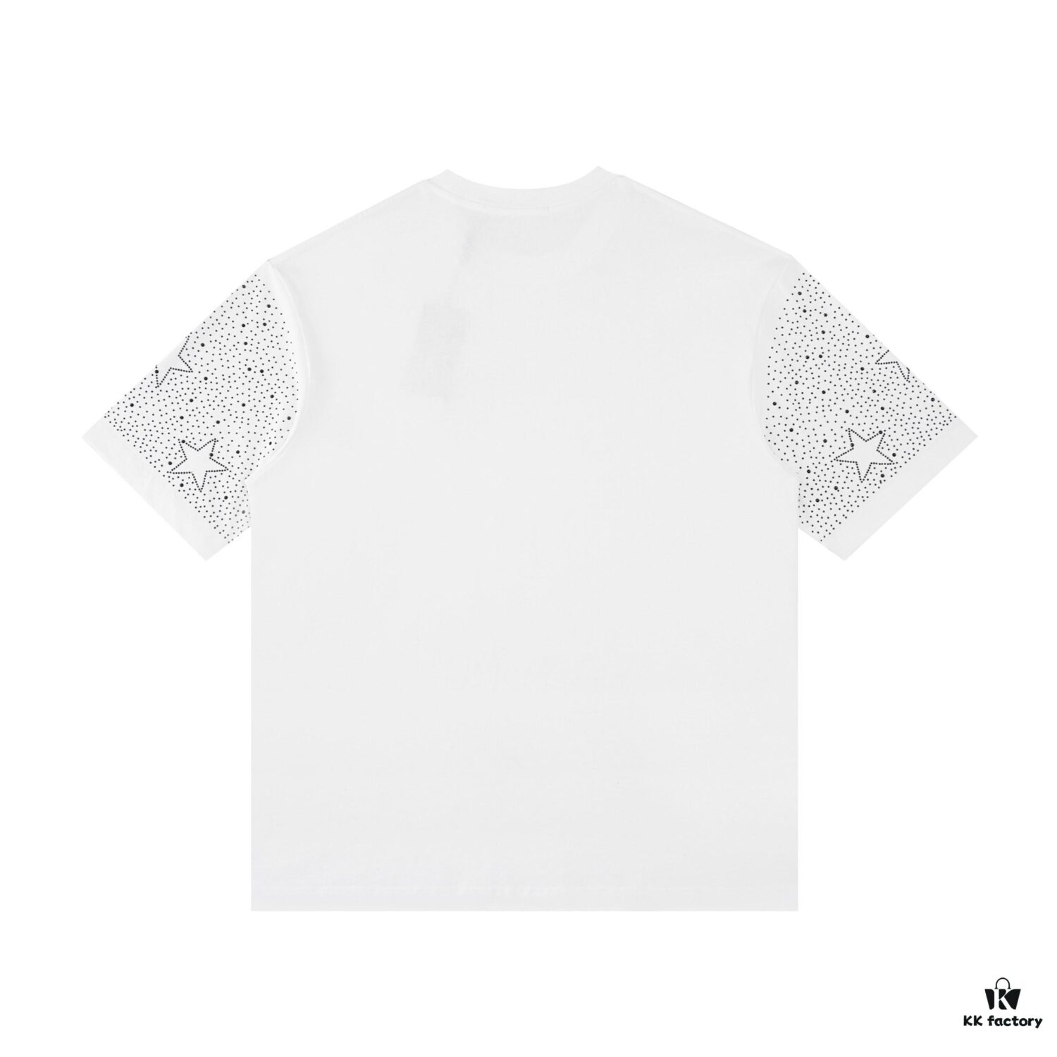 693162fb908475d562cda353 2025 New Balenciaga Rhinestone Embellished Short Sleeve T-Shirt