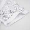 6931630e908475d562cda359 2025 New Balenciaga Rhinestone Embellished Short Sleeve T-Shirt