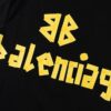 2025 New Arrival Balenciaga Yellow Tape Short Sleeve T-Shirt