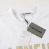 6931635a908475d562cda37a 2025 New Arrival Balenciaga Yellow Tape Short Sleeve T-Shirt