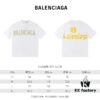 69316360908475d562cda37d 2025 New Arrival Balenciaga Yellow Tape Short Sleeve T-Shirt