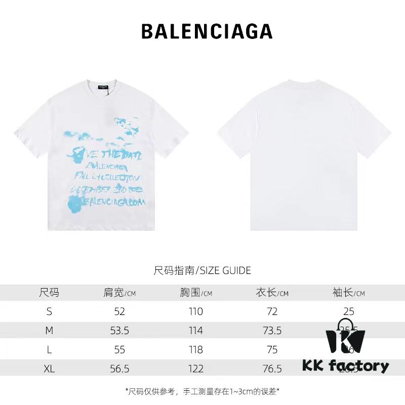 693165cf908475d562cda415 2025 New Arrival Balenciaga Short Sleeve T-Shirt