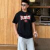 69316914908475d562cda482 BALENCIAGA New Classic Letter Graffiti Print Casual Round Neck Short Sleeve T-Shirt