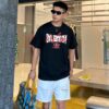 69316924908475d562cda486 BALENCIAGA New Classic Letter Graffiti Print Casual Round Neck Short Sleeve T-Shirt