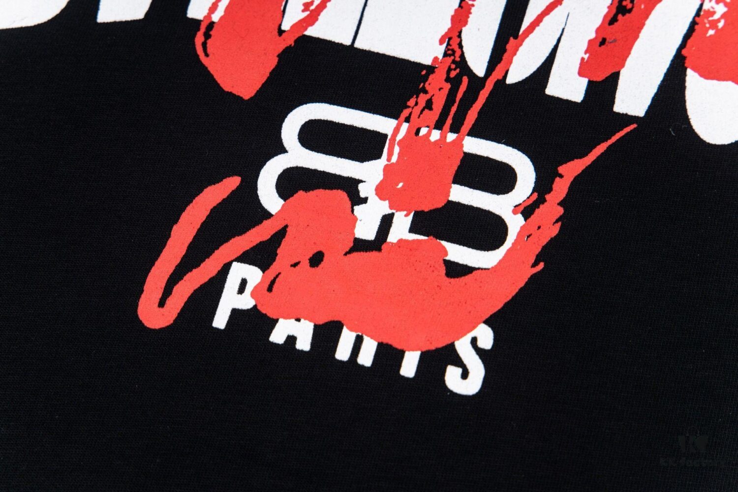 69316940908475d562cda48b BALENCIAGA New Classic Letter Graffiti Print Casual Round Neck Short Sleeve T-Shirt