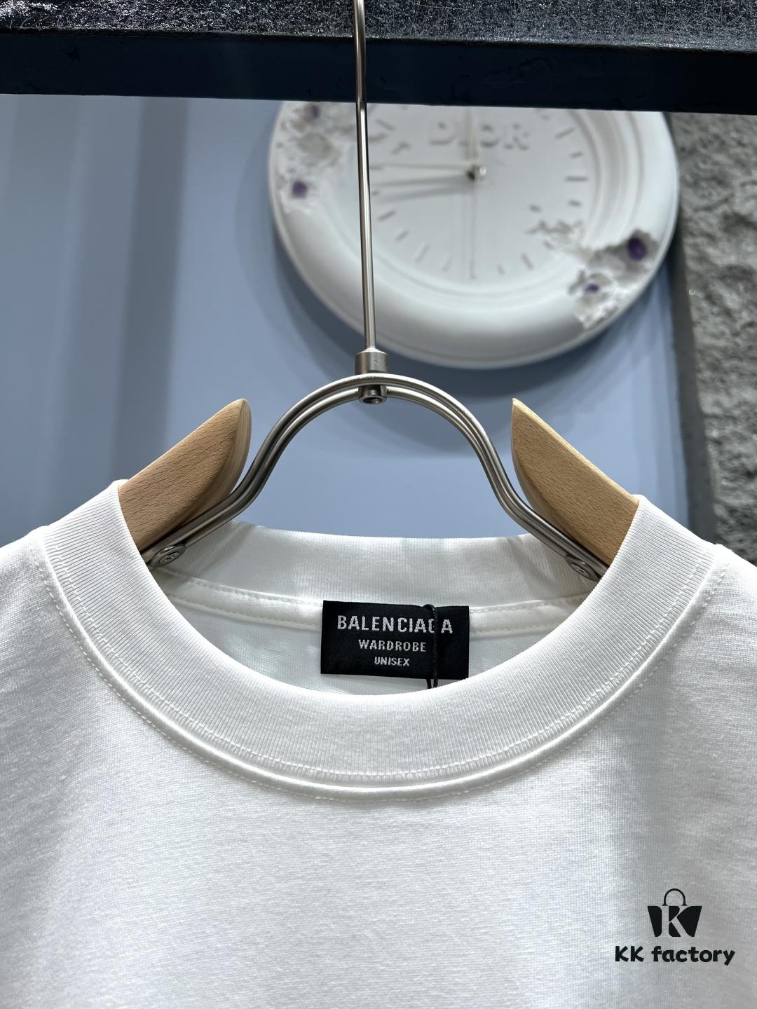 6931695e908475d562cda491 Balenciaga Wave Cola Series Short Sleeve T-Shirt