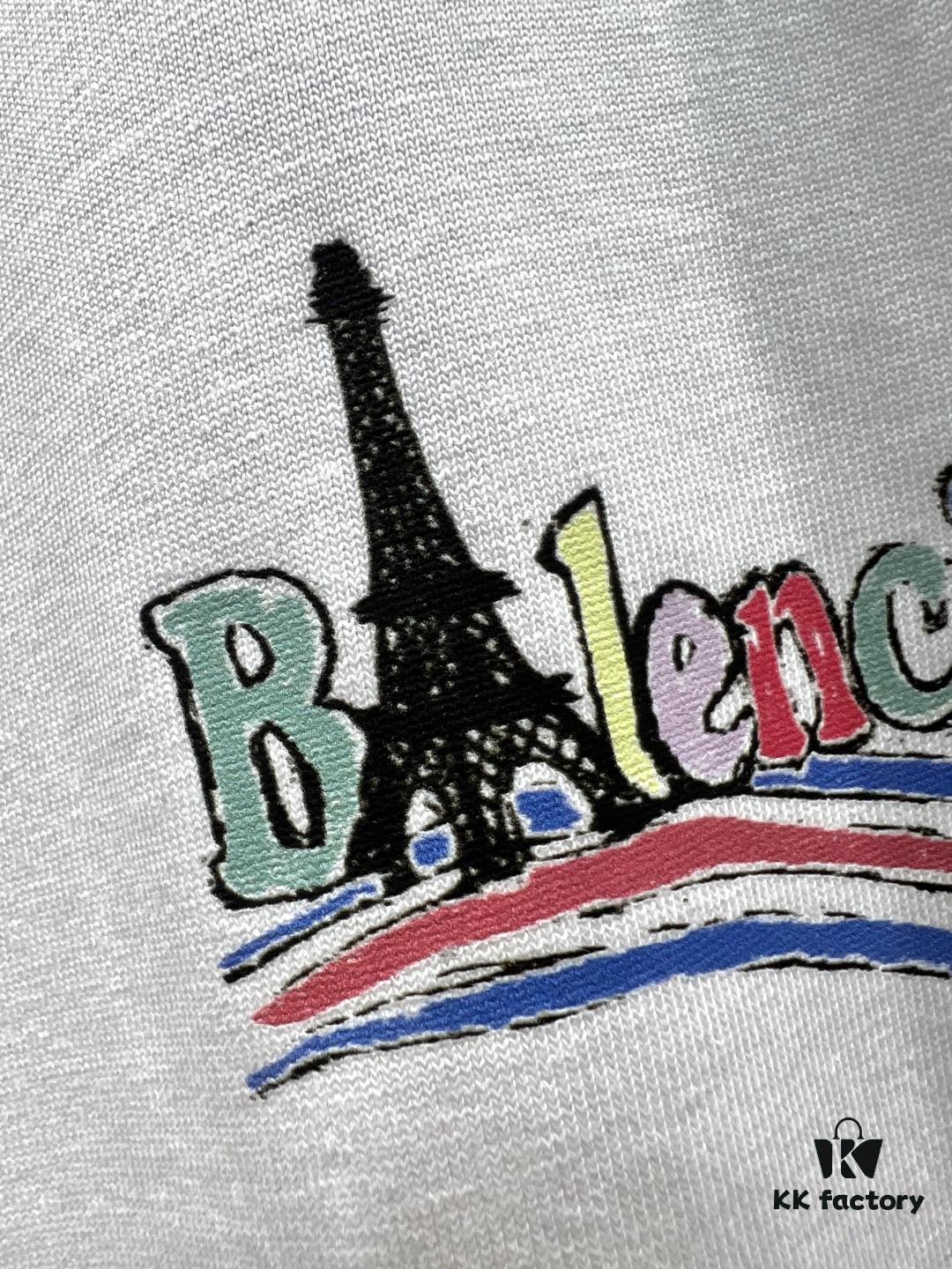 6931696e908475d562cda493 Balenciaga Wave Cola Series Short Sleeve T-Shirt