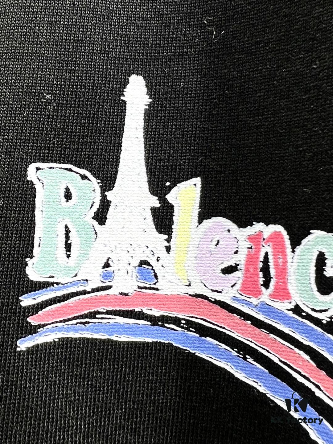 693169bd908475d562cda49d Balenciaga Wave Cola Series Short-Sleeve T-Shirt