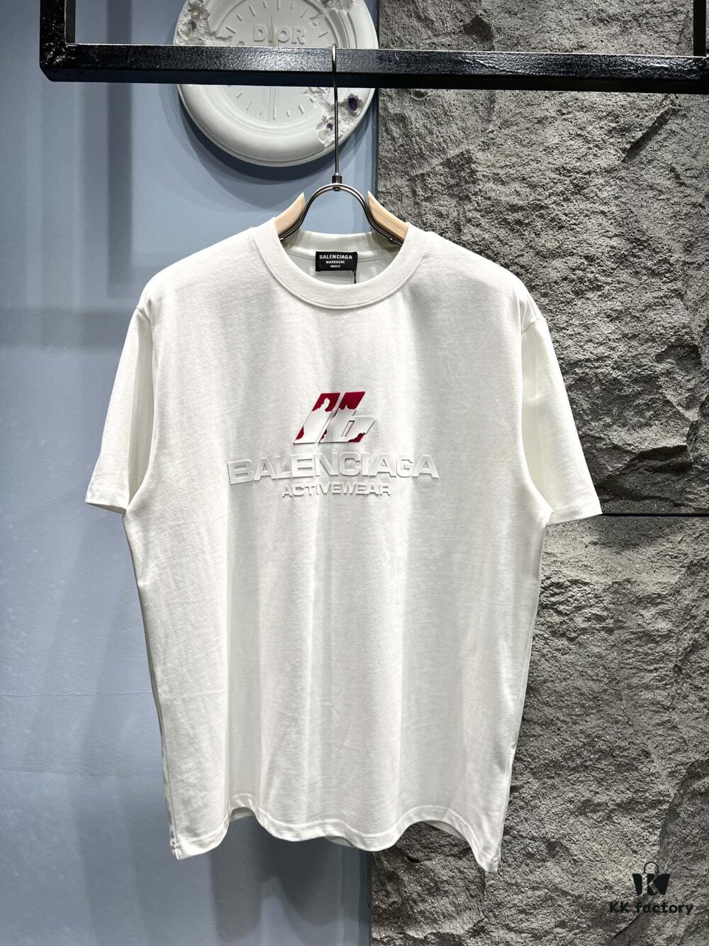 693169d6908475d562cda4a3 Balenciaga Patchwork Print Logo T-Shirt