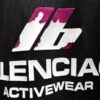 Balenciaga* Paris Fashion Spliced Logo Short Sleeve T-Shirt