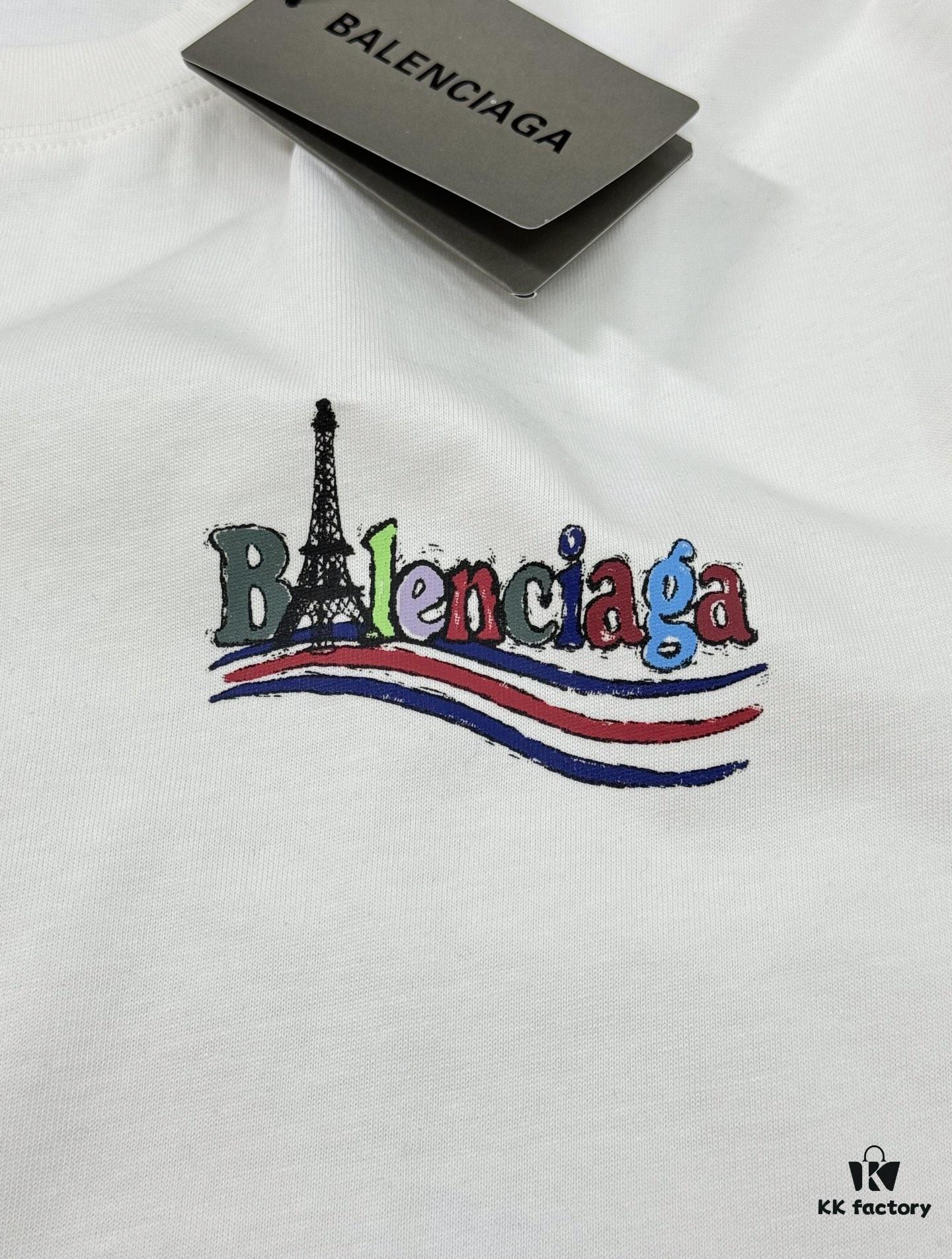 69316c4a908475d562cda516 Balenciaga 25S New Coke Logo T-Shirt, Unisex Oversized Fit, 260g Pure Cotton Fabric