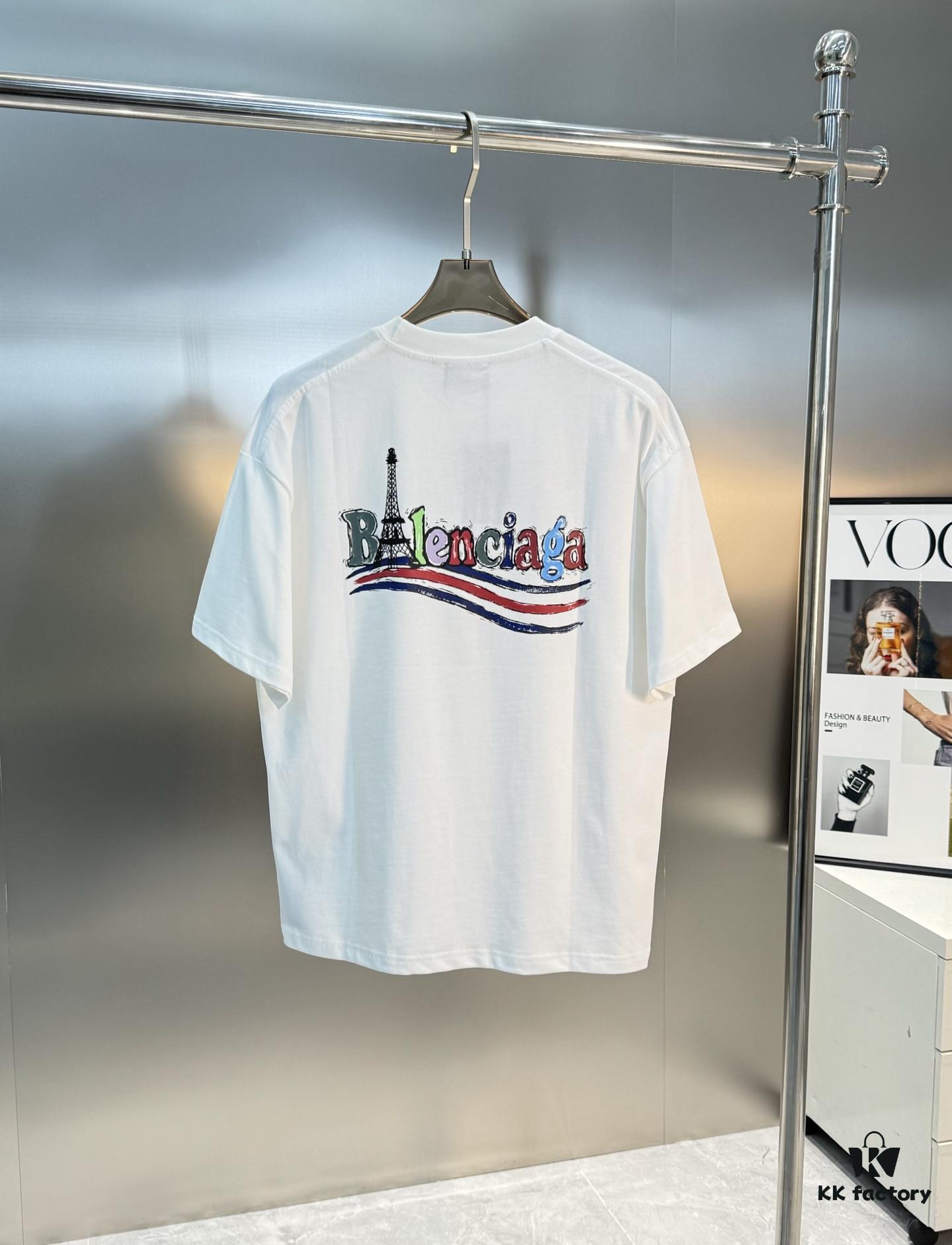 69316c4e908475d562cda517 Balenciaga 25S New Coke Logo T-Shirt, Unisex Oversized Fit, 260g Pure Cotton Fabric