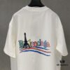 Bl 2025 Spring and Summer New Arrival Pure Cotton Colorful Letter Print Short Sleeve T-Shirt