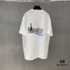 Bl 2025 Spring and Summer New Arrival Pure Cotton Colorful Letter Print Short Sleeve T-Shirt