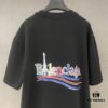 Bl 2025 Spring and Summer New Arrival Pure Cotton Colorful Letter Print Short Sleeve T-Shirt
