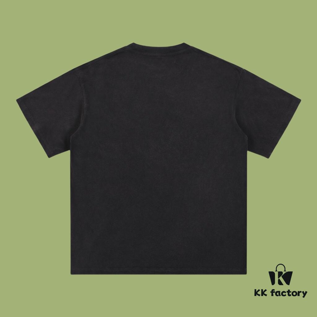 69316e0a908475d562cda564 High-Quality Balenciaga 2025 Fall Spring-Summer Collection Yeoh Portrait Short-Sleeve T-Shirt Imported Kangnun Digital Direct-to-Garment Printing Custom Dyed Premium Streetwear 26s Double Yarn 100% Washed 300g Garment-Dyed Light Washed Distressed Ripped Loose Fit Unisex OS