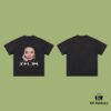 69316e10908475d562cda565 High-Quality Balenciaga 2025 Fall Spring-Summer Collection Yeoh Portrait Short-Sleeve T-Shirt Imported Kangnun Digital Direct-to-Garment Printing Custom Dyed Premium Streetwear 26s Double Yarn 100% Washed 300g Garment-Dyed Light Washed Distressed Ripped Loose Fit Unisex OS