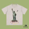 69316e4f908475d562cda575 High-End Quality Balenciaga 2025 Fall Spring/Summer Collection Lady Liberty Short-Sleeve T-Shirt