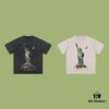 69316e55908475d562cda577 High-End Quality Balenciaga 2025 Fall Spring/Summer Collection Lady Liberty Short-Sleeve T-Shirt