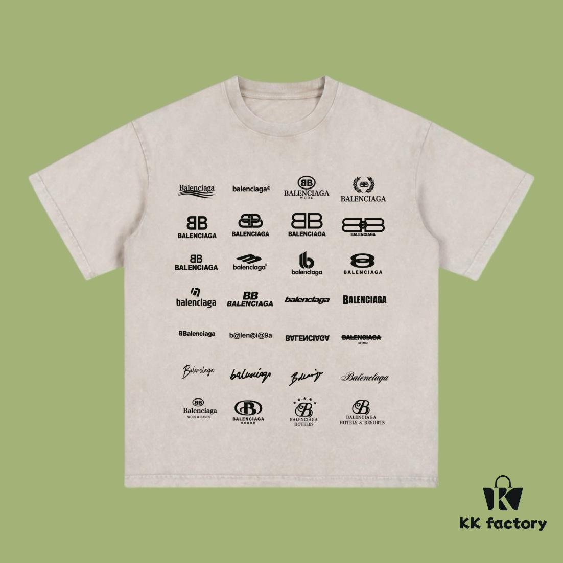 69316eb5908475d562cda586 High-Quality Balenciaga 2025 Fall Spring/Summer Collection LOGO Wall Graphic Short-Sleeve T-Shirt Made with Imported Kanglong Digital Direct-to-Garment Printing, Custom-Dyed Premium Streetwear 26S Double-Yarn 100% Washed 300G Garment-Dyed and Snow-Washed OS Loose Fit Unisex