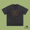 High-End Quality Balenciaga 2025 Fall Spring/Summer Collection Double B Short-Sleeve T-Shirt