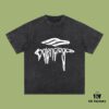 69316fe0908475d562cda5c3 High-End Quality Balenciaga 2025 Fall Spring/Summer Collection Art Logo Short Sleeve T-Shirt Imported Kangwo Digital Direct-to-Garment Printing Custom-Dyed High-Quality Streetwear 26-Single 100% Washed 300G Garment-Dyed and Washed Snowflake OS Loose Fit Unisex
