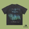 693170b8908475d562cda5f9 High-End Quality Balenciaga 2025 Fall Spring/Summer Collection Colorful Smoke Short-Sleeve T-Shirt Imported Kangnun Digital Direct-to-Garment Printing Custom-Dyed High-Fashion Brand 26-Single 100% Pre-Washed 300G Garment-Dyed and Washed Snowflake Finish OS Loose Fit Unisex