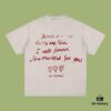 693170de908475d562cda602 High-End Quality Balenciaga 2025 Fall Spring-Summer Collection Valentine's Day Short Sleeve T-Shirt Imported Kanglong Digital Direct-to-Garment Printing Custom Dyed High-Quality Streetwear 26s Double Yarn 100% Washed 300G Garment-Dyed and Washed Snowflake Finish OS Loose Fit Unisex