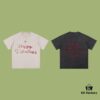 693170f4908475d562cda60c High-End Quality Balenciaga 2025 Fall Spring/Summer Collection Valentine's Day Short Sleeve T-Shirt, Imported Kanglong Digital Direct-to-Garment Printing, Premium Streetwear 26-Single 100% Cotton Pre-Washed 300G Garment-Dyed and Washed with Snowflake Effect, OS Loose Fit Unisex Design