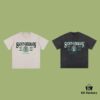 6931710c908475d562cda615 High-End Quality Balenciaga 2025 Fall Spring/Summer Collection Wheat Spike Logo Short Sleeve T-Shirt Imported Kangnan Digital Direct-to-Garment Printing Custom-Dyed Premium Streetwear 26S Double-Yarn 100% Washed 300G Garment-Dyed and Washed Snow-Fleck OS Loose Fit Unisex