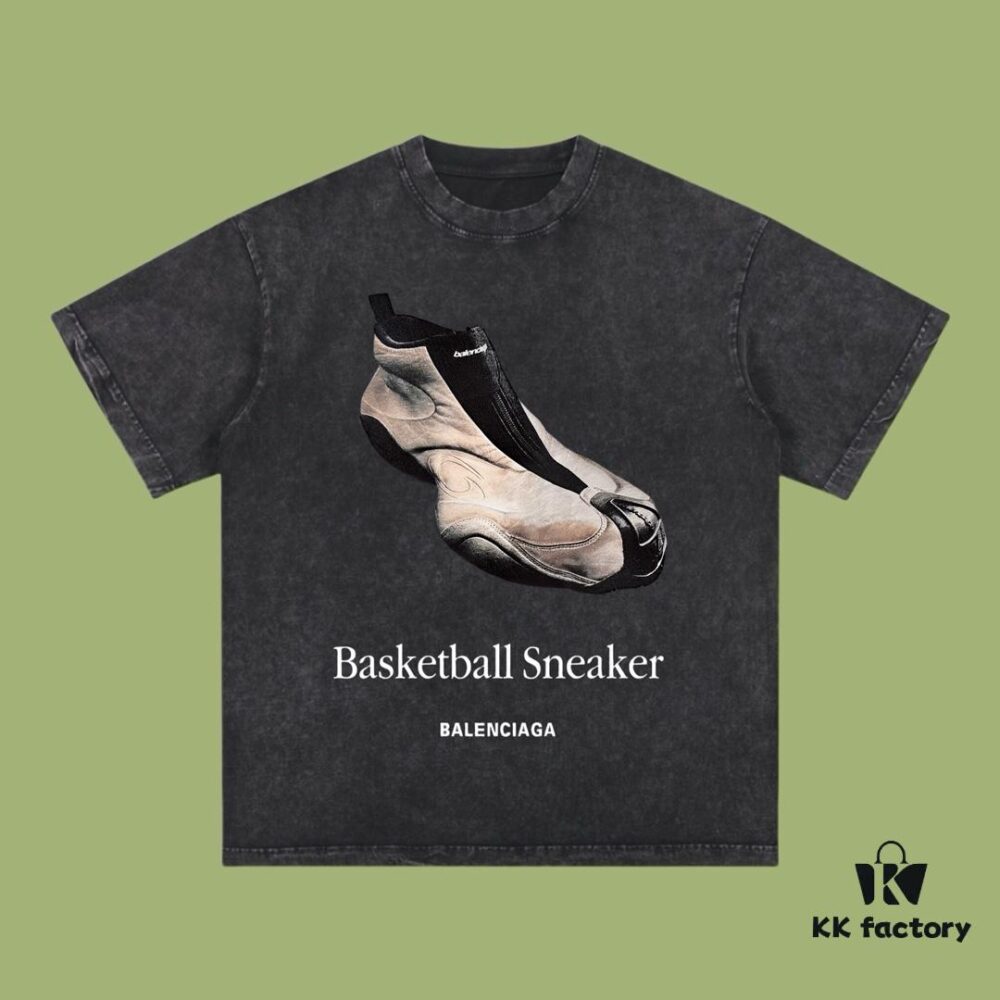 69317173908475d562cda636 High-End Quality Balenciaga 2025 Fall Spring/Summer Collection T-Shirt Featuring Imported Kangwo Digital Direct-to-Garment Printing, Premium 26-Single 100% Cotton Yarn, Pre-Washed 300G Garment-Dyed and Stone-Washed for a Snowflake Finish, OS Loose Fit Unisex Design