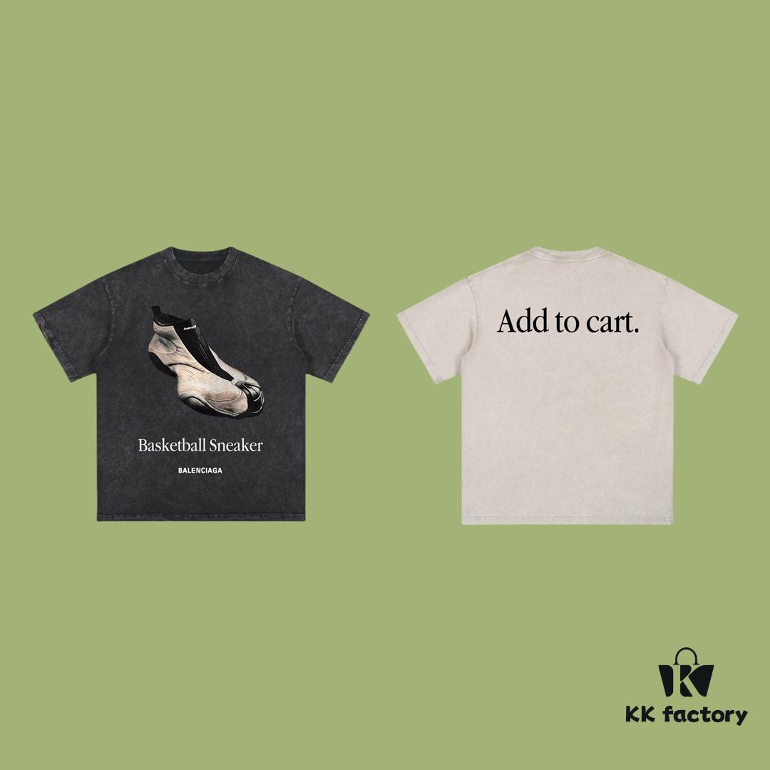 69317178908475d562cda638 High-End Quality Balenciaga 2025 Fall Spring/Summer Collection T-Shirt Featuring Imported Kangwo Digital Direct-to-Garment Printing, Premium 26-Single 100% Cotton Yarn, Pre-Washed 300G Garment-Dyed and Stone-Washed for a Snowflake Finish, OS Loose Fit Unisex Design
