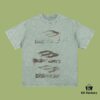 693171ab908475d562cda647 High-End Quality Balenciaga 2025 Fall Spring/Summer Collection Smoke Logo Short Sleeve T-Shirt, Imported Kanglong Digital Direct-to-Garment Printed, Premium Streetwear Quality, 26-Single 100% Washed 300G Fabric, Garment-Dyed and Snow-Washed Finish, OS Loose Fit Unisex Design