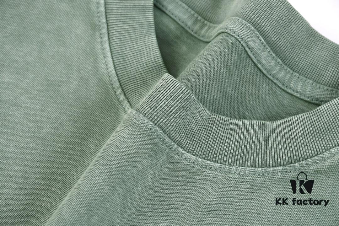 693171bf908475d562cda64d High-End Quality Balenciaga 2025 Fall Spring/Summer Collection Smoke Logo Short Sleeve T-Shirt, Imported Kanglong Digital Direct-to-Garment Printed, Premium Streetwear Quality, 26-Single 100% Washed 300G Fabric, Garment-Dyed and Snow-Washed Finish, OS Loose Fit Unisex Design