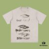 High-End Quality Balenciaga 2025 Fall Spring/Summer Collection Smoke Logo Short Sleeve T-Shirt