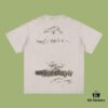 High-End Quality Balenciaga 2025 Fall Spring/Summer Collection Smoke Logo Short Sleeve T-Shirt
