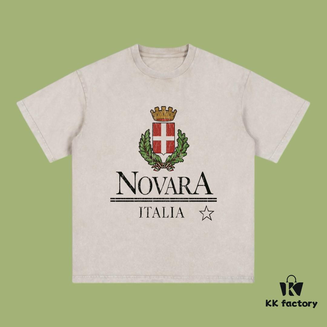 69317460908475d562cda6ce High-End Quality Balenciaga 2025 Fall Spring/Summer Collection Wheat Ear Flag Short Sleeve T-Shirt Imported Kangnun Digital Direct-to-Garment Printing Custom-Dyed High-Fashion Brand 26-Single 100% Double Yarn After-Wash 300G Garment-Dyed and Washed Snowflake Finish OS Loose Fit Unisex