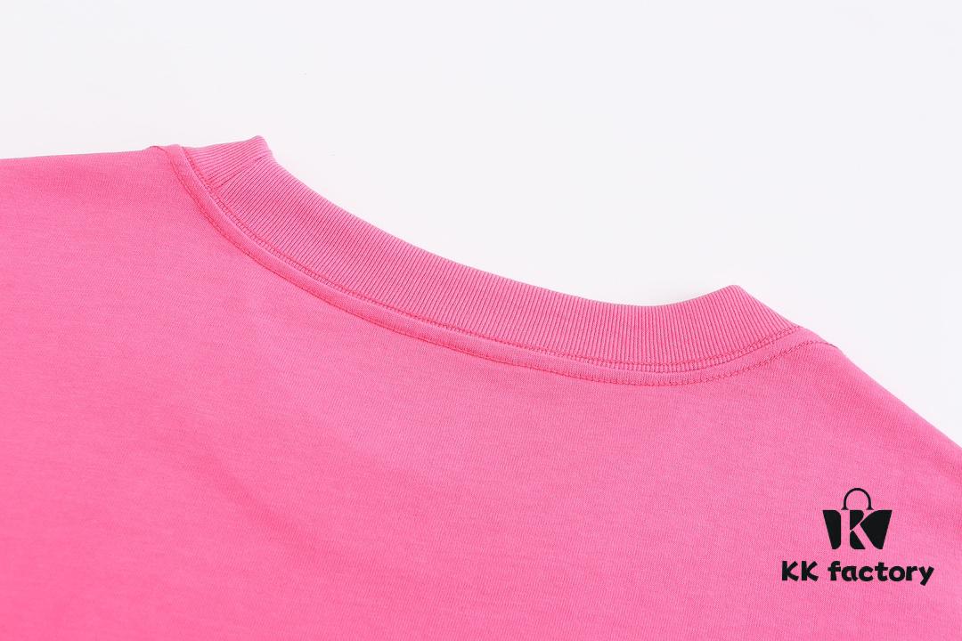 6931749c908475d562cda6da High-End Quality Balenciaga 2025 Fall Spring/Summer Collection 3D Buckle Short-Sleeve T-Shirt, Distinct from Regular Print, Custom-Woven 270G 32-Thread Double-Yarn Pure Cotton Fabric, Loose Fit Unisex Design