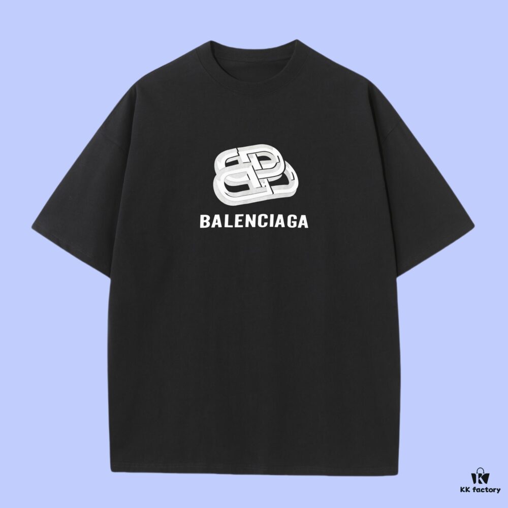 693174dc908475d562cda6e8 High-End Quality Balenciaga 2025 Fall Spring/Summer Collection 3D Buckle Short-Sleeve T-Shirt, Distinct from Regular Print, Made of Custom-Woven 270G 32-Count Double-Yarn Pure Cotton Fabric, Loose Fit Unisex Design