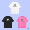 693174e6908475d562cda6e9 High-End Quality Balenciaga 2025 Fall Spring/Summer Collection 3D Buckle Short-Sleeve T-Shirt, Distinct from Regular Print, Made of Custom-Woven 270G 32-Count Double-Yarn Pure Cotton Fabric, Loose Fit Unisex Design