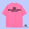 69317547908475d562cda6f1 High-End Quality Balenciaga 2025 Fall Spring/Summer Collection Ring Splice Short Sleeve T-Shirt, Distinct from Regular Prints, Crafted in Custom-Woven 270G 32-Count Double-Yarn Pure Cotton Fabric, Loose Fit Unisex Design