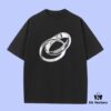Balenciaga 2025 Fall Spring-Summer Collection Ring Short Sleeve T-Shirt Premium Quality Limited Edition, Custom Woven 270G 32-Count Double-Yarn Pure Cotton Fabric, Relaxed Fit Unisex Tee Distinct from Regular Printed Tees