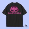 693175bd908475d562cda716 High-End Quality Balenciaga 2025 Fall Spring/Summer Collection Buckle Short-Sleeve T-Shirt, Distinct from Regular Print, Made of Custom-Woven 270G 32-Count Double-Yarn Pure Cotton Fabric, Loose Fit Unisex Design