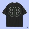 69317628908475d562cda730 High-End Quality Balenciaga 2025 Fall Spring/Summer Collection Double-B Short-Sleeve T-Shirt, Distinct from Regular Prints, Made of Custom-Woven 270G 32-Count Double-Yarn Pure Cotton Fabric, Loose Fit Unisex Design