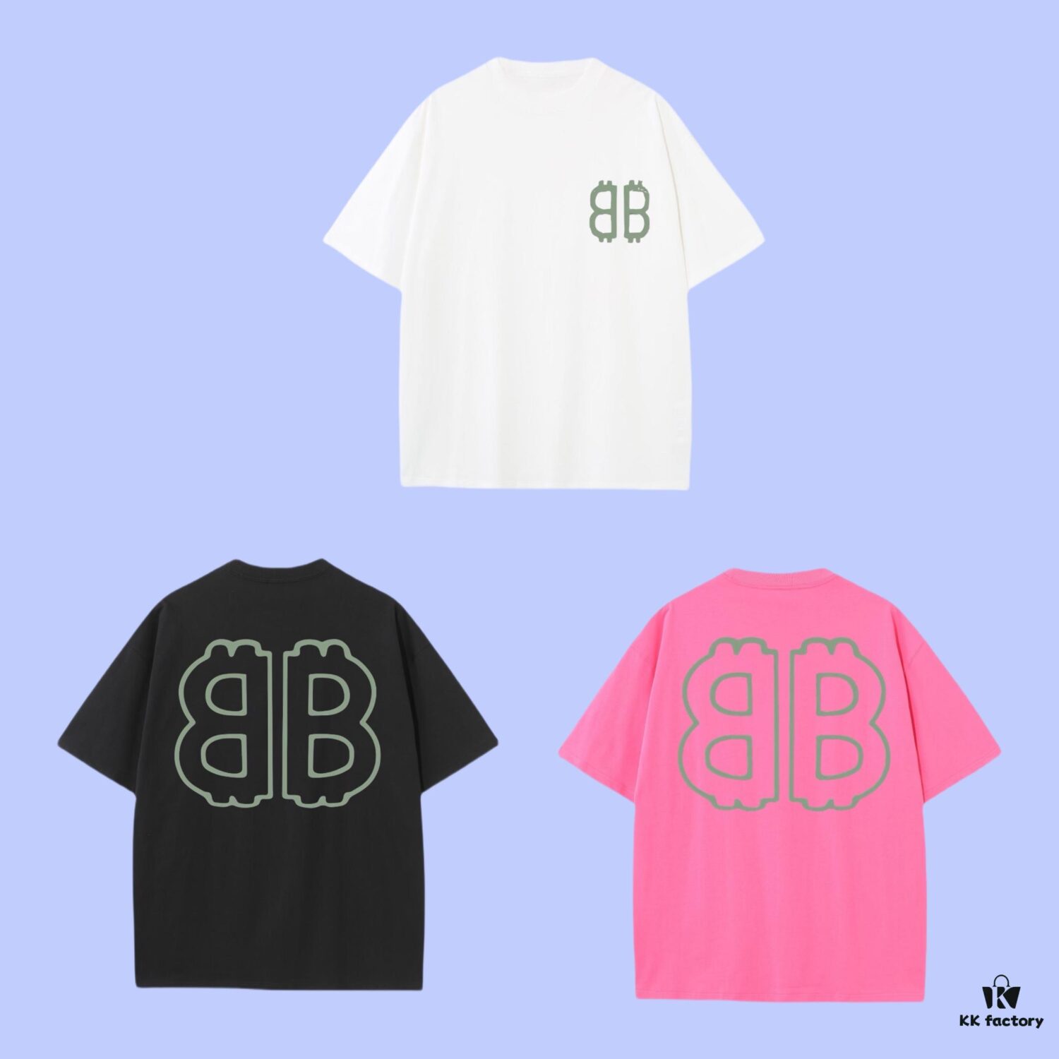 69317651908475d562cda73b High-End Quality Balenciaga 2025 Fall Spring/Summer Collection Double B Short-Sleeve T-Shirt, Distinct from Regular Prints, Crafted in 270G 32-Count Double-Yarn Pure Cotton Fabric, Loose Fit Unisex Design