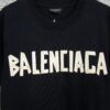 693176dd908475d562cda74a Balenciaga Tape Hole Short Sleeve T-Shirt
