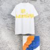 693176f5908475d562cda751 Balenciaga Tape Logo Distressed Short Sleeve T-Shirt