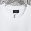 69317702908475d562cda752 Balenciaga Tape Logo Distressed Short Sleeve T-Shirt