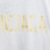 69317717908475d562cda755 Balenciaga Tape Logo Distressed Short Sleeve T-Shirt