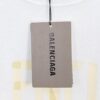 69317734908475d562cda75a Balenciaga Tape Logo Distressed Short Sleeve T-Shirt